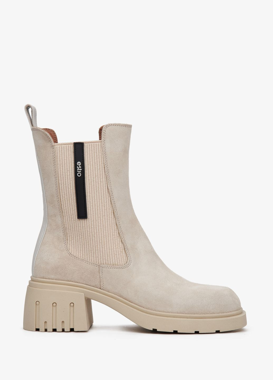 Осенние челси, цвет молочный Estro