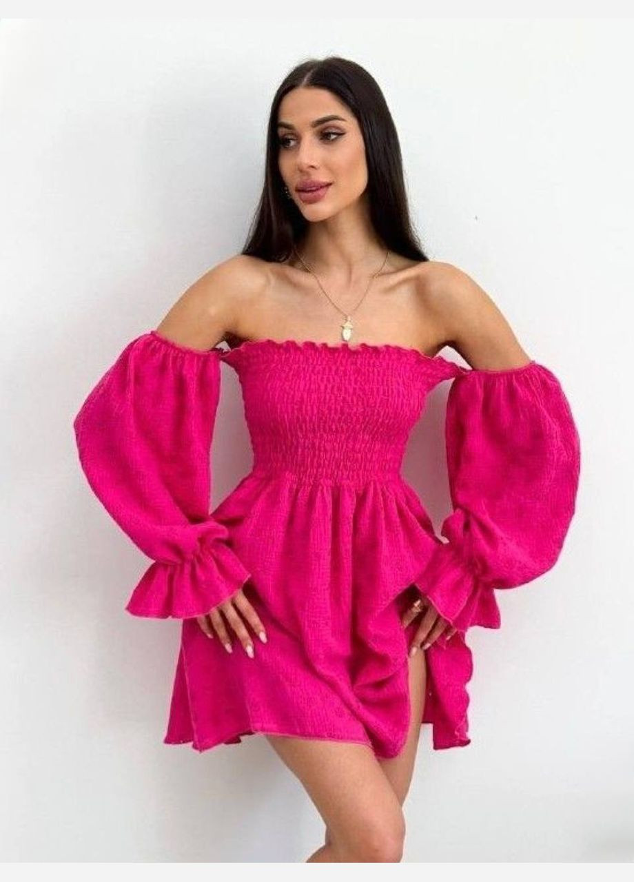 Малинова жіноча сукня прошва No Brand