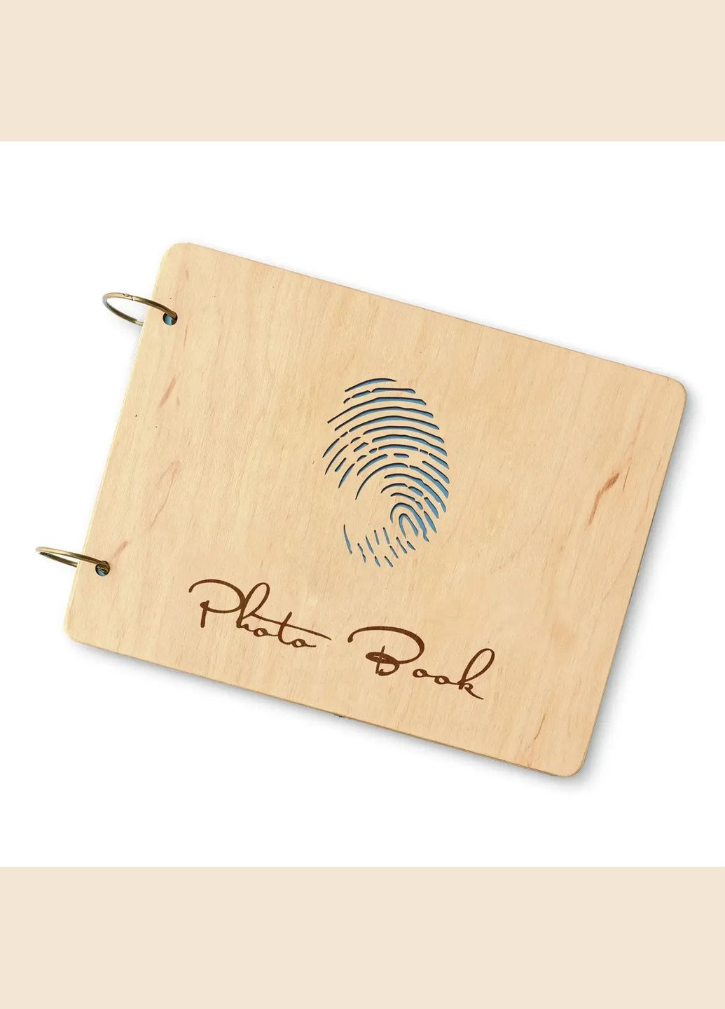 Крафтбук "Отпечаток" со светлой обложкой и бежевыми страницами Your Magnets (336954900)