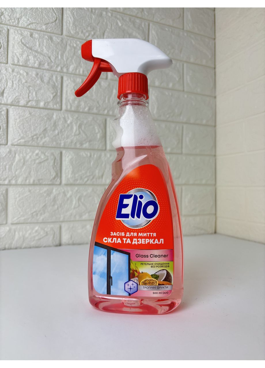 Средство для мытья стекла и зеркал Тропические фрукты 0.5л ELIO (356167307)