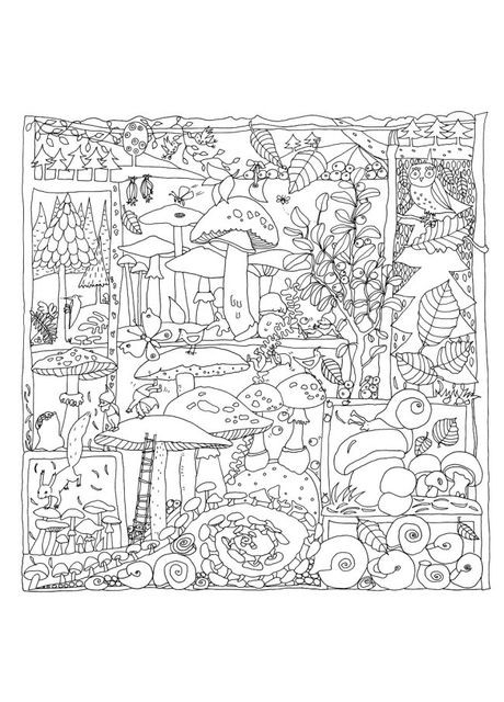 Розмальовка - антистрес Таємниці мальовничих світів / Ангеліка Штубнер Жорж (332665832)