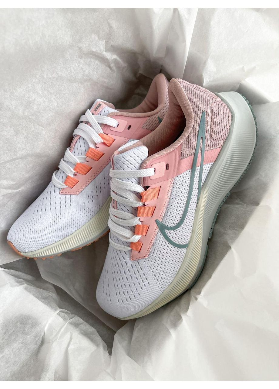 КРОССОВКИ ЖЕНСКИЕ NIKE AIR ZOOM PEGASUS PINK WHITE НАЙК АИР ЗУМ ПЕГАСУС No Brand розовые демисезоны (369393146)