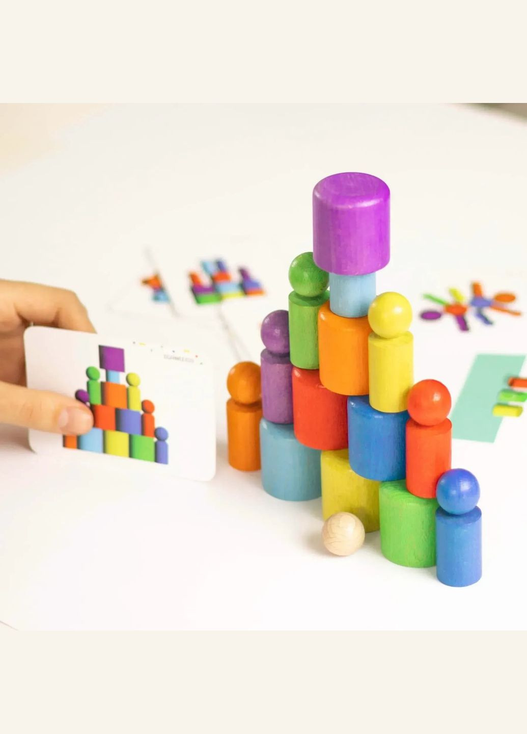 Дерев'яний сортер Веселка () Igroteco 900712 (328397912)