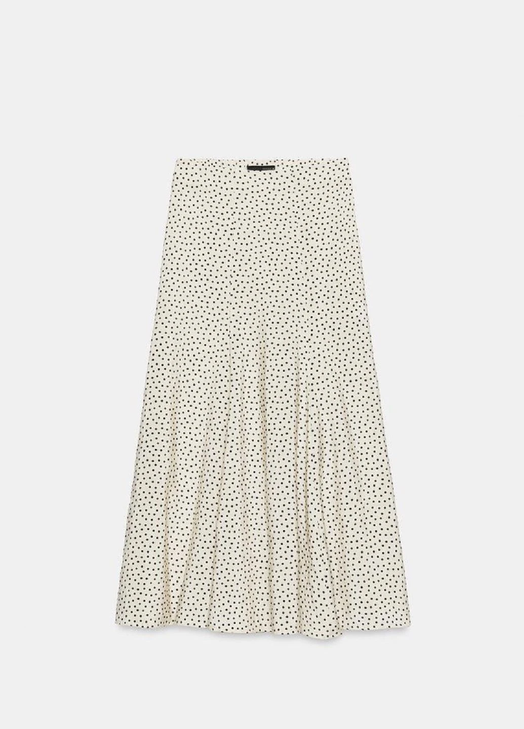 Разноцветная в горошек юбка Zara