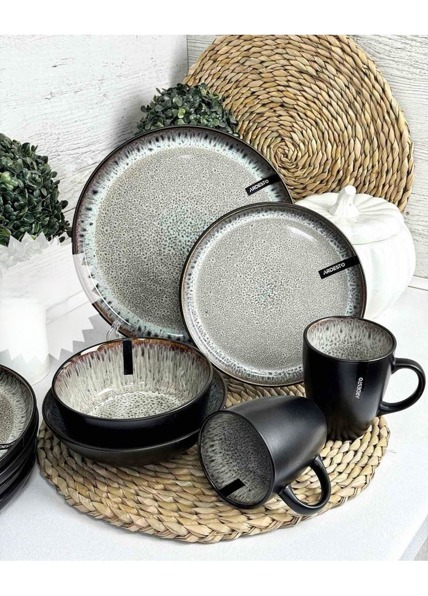 Сервиз столовый Bolzano AR0005BB 5 предметов черный Ardesto (350934925)