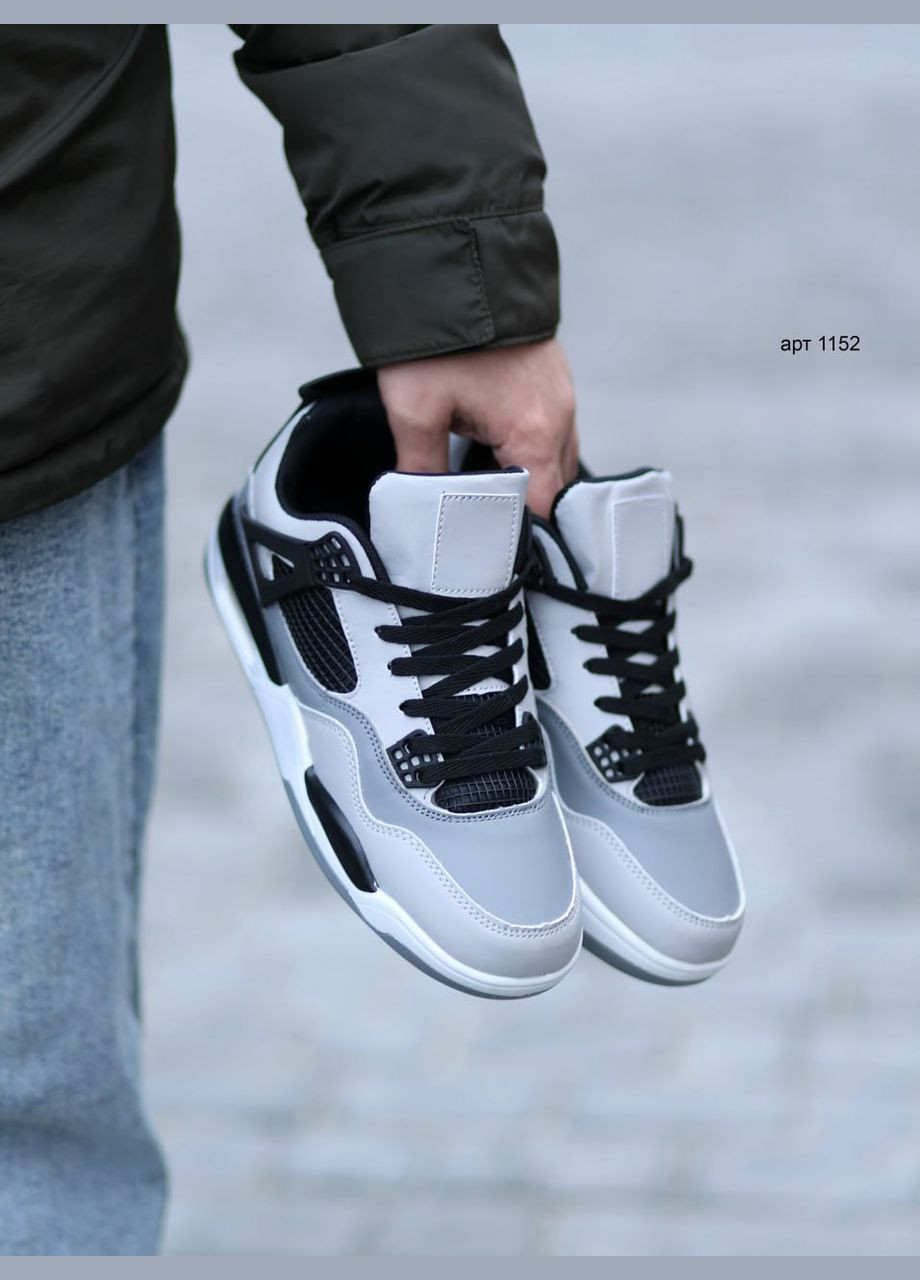 Сірі Осінні чоловічі кросівки No Brand