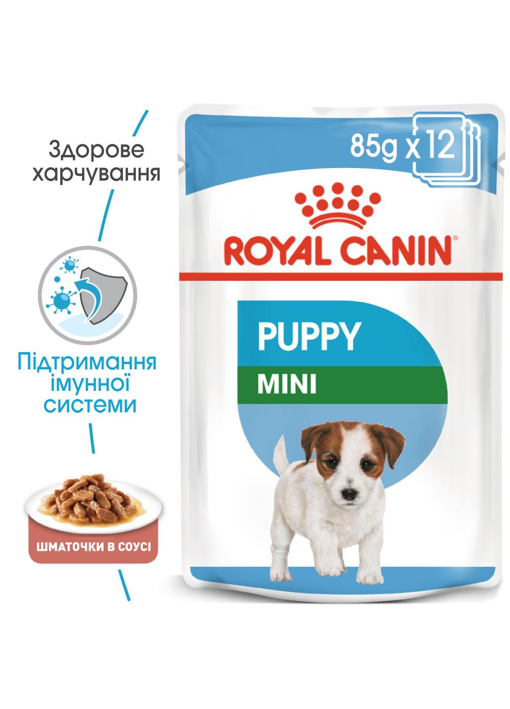 Вологий корм для цуценят Mini Puppy 85 г (9003579008218) (10990019) Royal Canin (279570553)