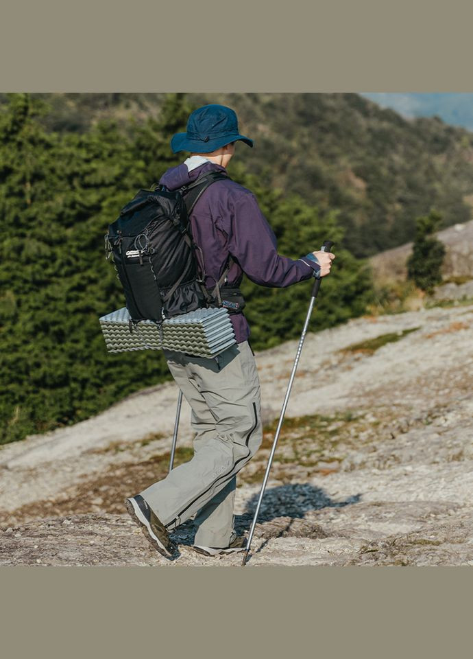 Килимок туристичний складаний одномісний IXPE CNK2450WS044 з алюмінієвою плівкою, 195x60x1.8 см, оливковий Naturehike (353502691)