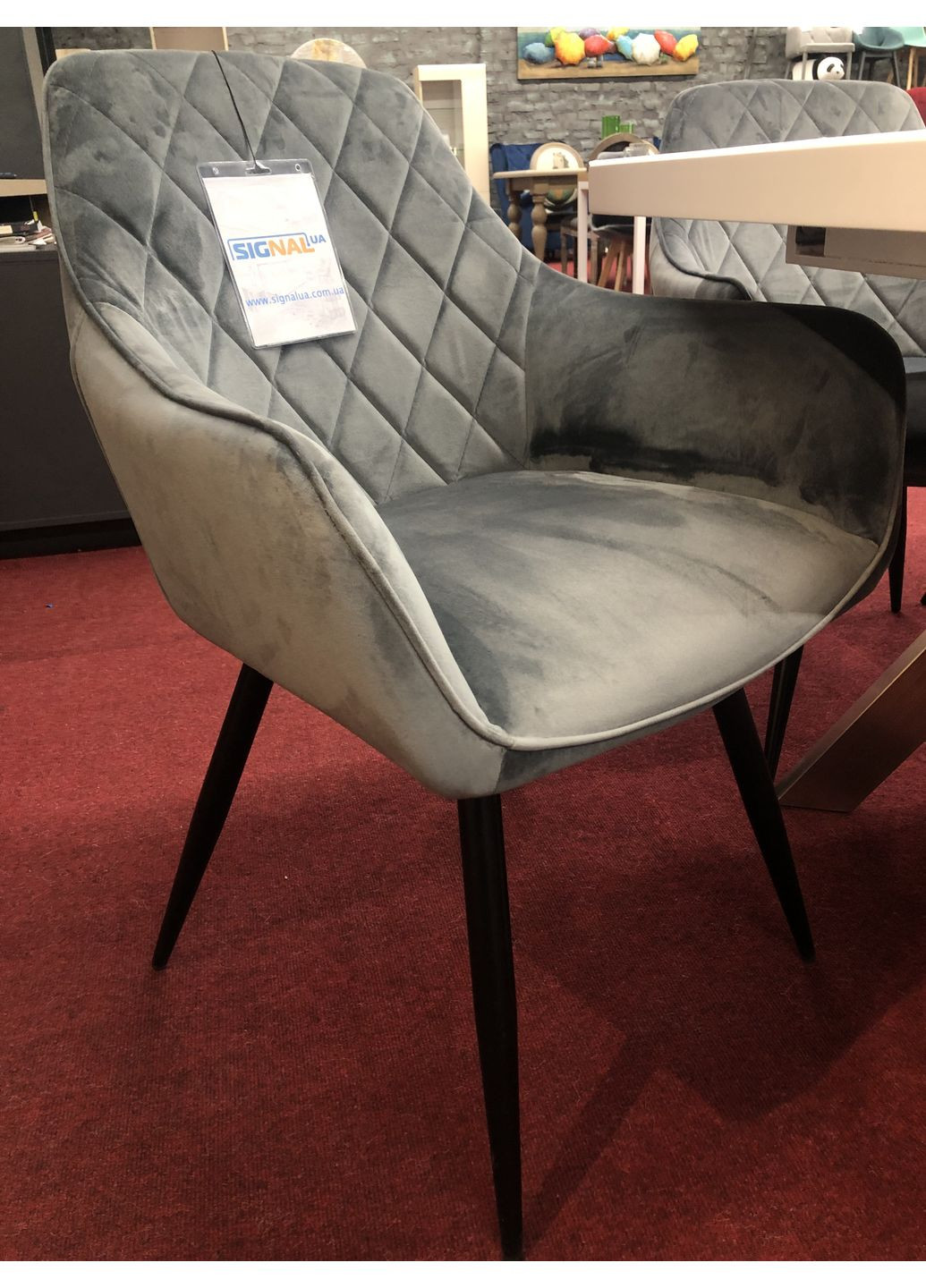 Кресло Linea Velvet / Черный LINEAVCSZ Signal (372178799)