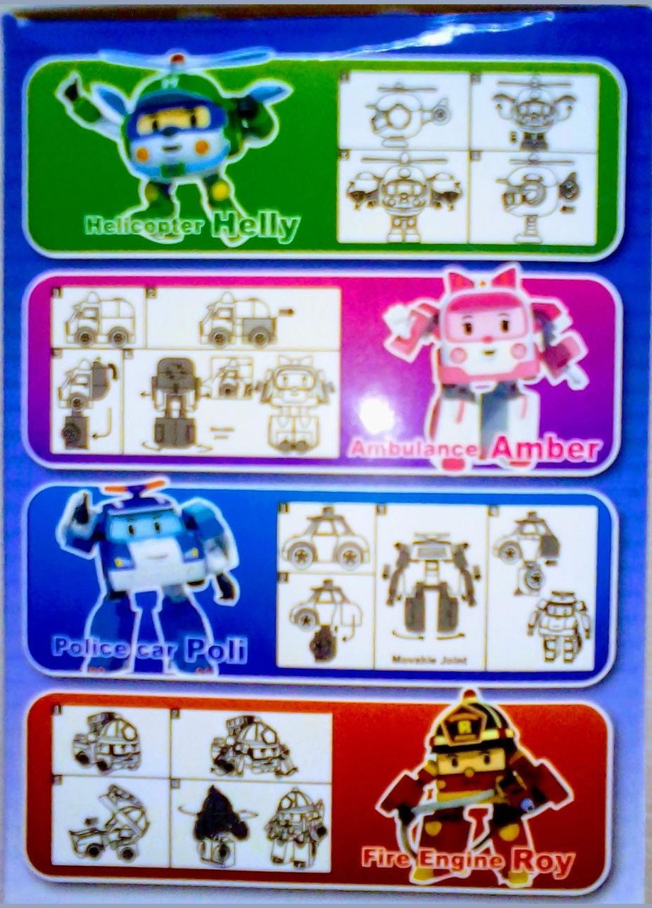 Трансформер Робокар Эмбер Поли Poli детская игрушка игрушка робот No Brand (315633068)