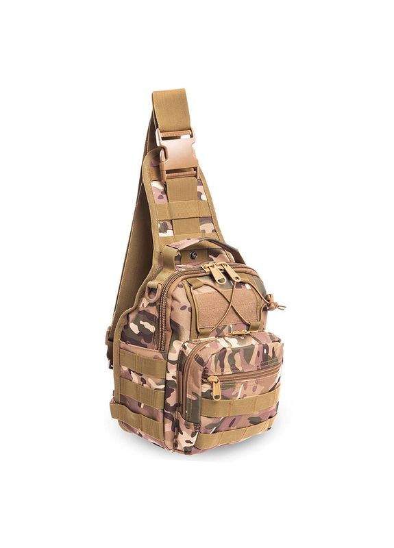 Рюкзак тактический (Сумка-слинг) с одной лямкой TY-098 Камуфляжный (Multicam), (59493046) SILVER KNIGHT (322732171)