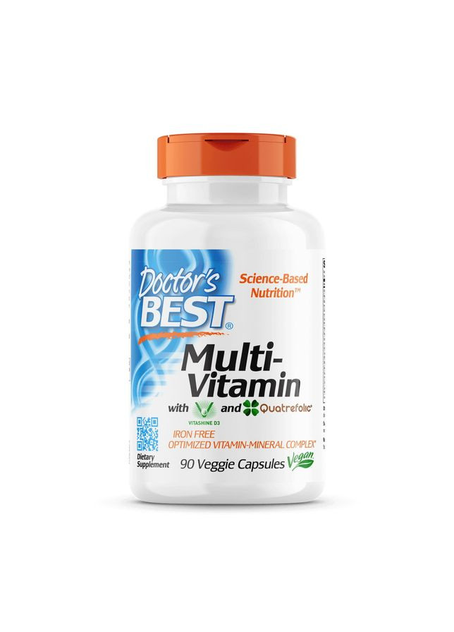Вітаміни та мінерали Multi-Vitamin, 90 вегакапсул Doctor's Best (322208322)