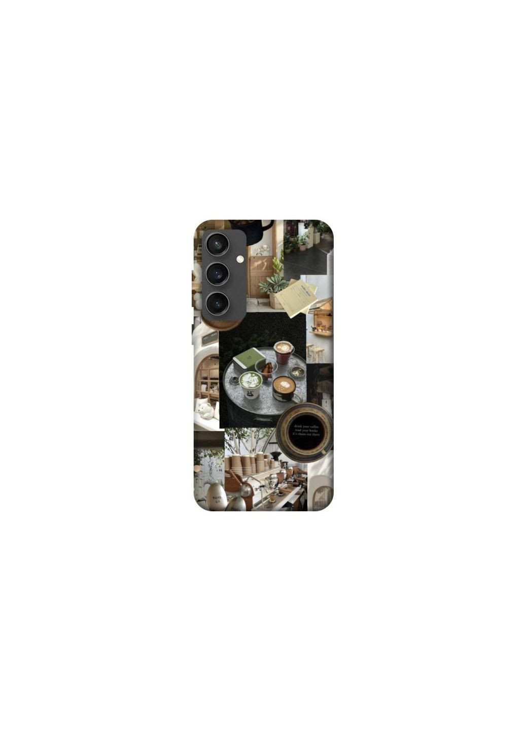 Чехол на Samsung Galaxy S24 FE Coffee collage ver.4 Frontalka (355321932)