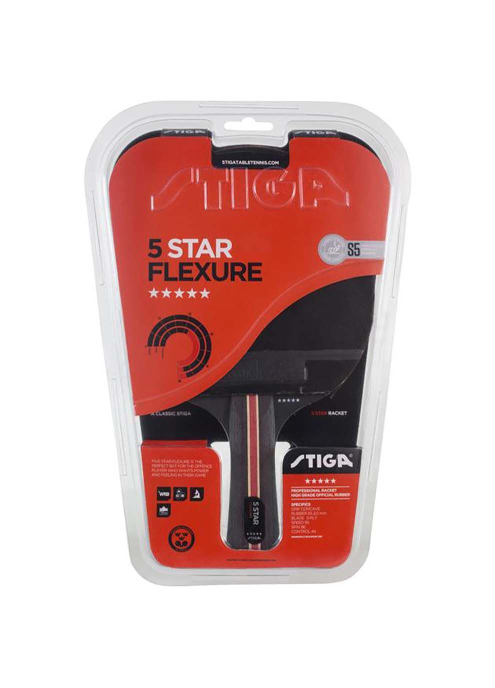 Ракетка для настільного тенісу Flexure 5 Star FL Stiga (367601783)