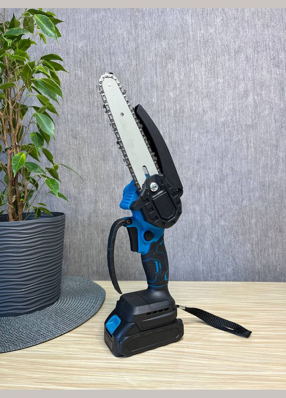 Аккумуляторная цепная пила 6" + 2 аккумулятора 24В, в кейсе / Мини пила аккумуляторная / Беспроводная пила Lucky Day Shop (329899536)