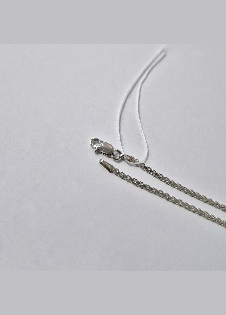 Срібний ланцюжок ланцюг Бісмарк Плоский см срібло 925 проби Родоване 2.90г 816р1/45 No Brand (315634981)