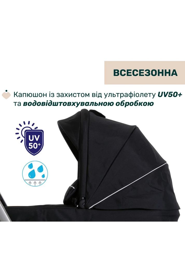 Универсальная коляска 2 в 1 Activ3 NEW, черная (87154.31.01) Chicco (371908639)