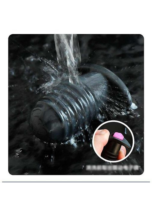 Силіконовий анальний вібратор водостійкий унісекс 5 см No Brand (366887721)