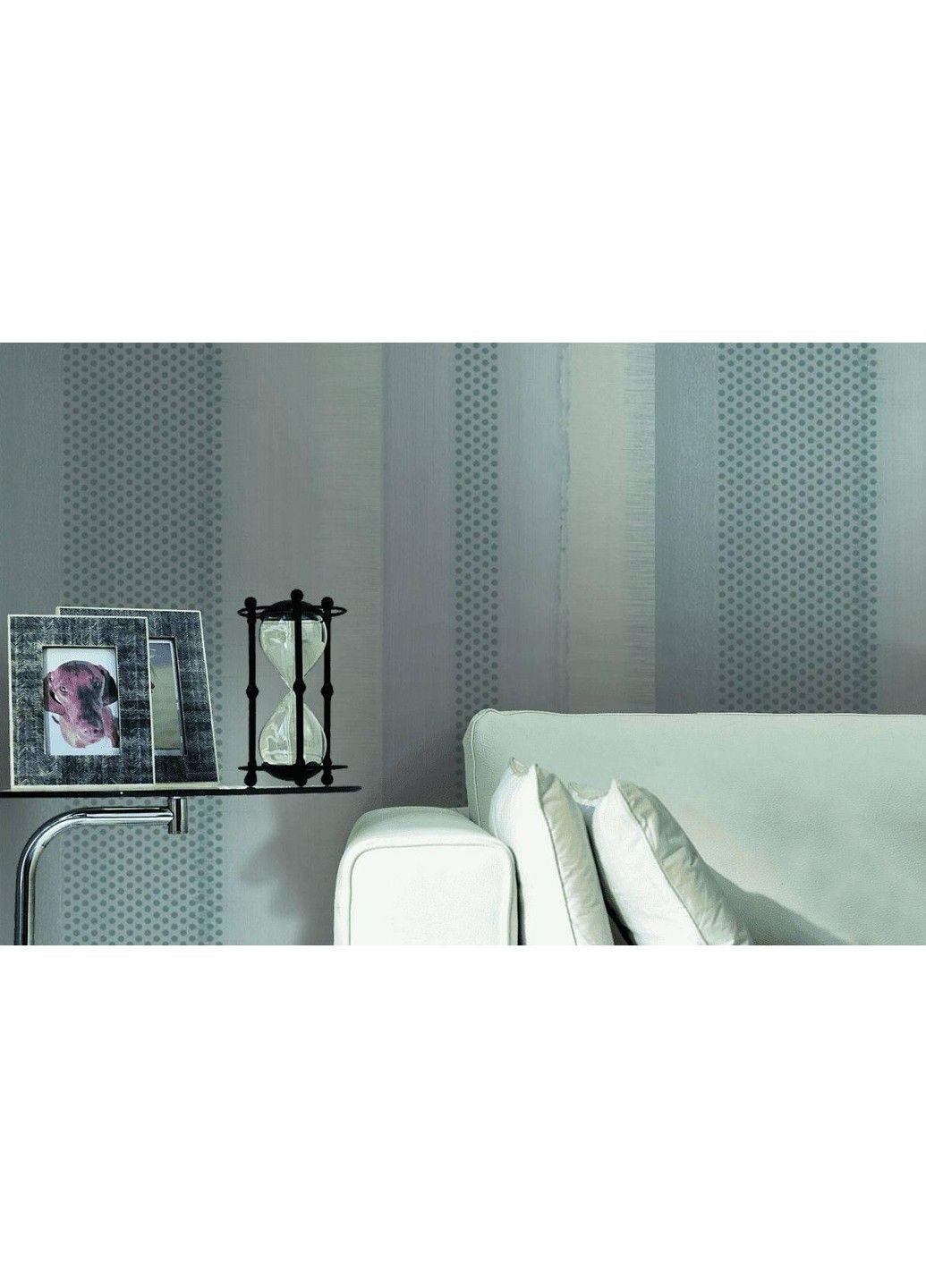 Обои виниловые на флизелиновой основе 30543, серые, голубые для кабинета, спальни, коридора MARBURG (340275549)