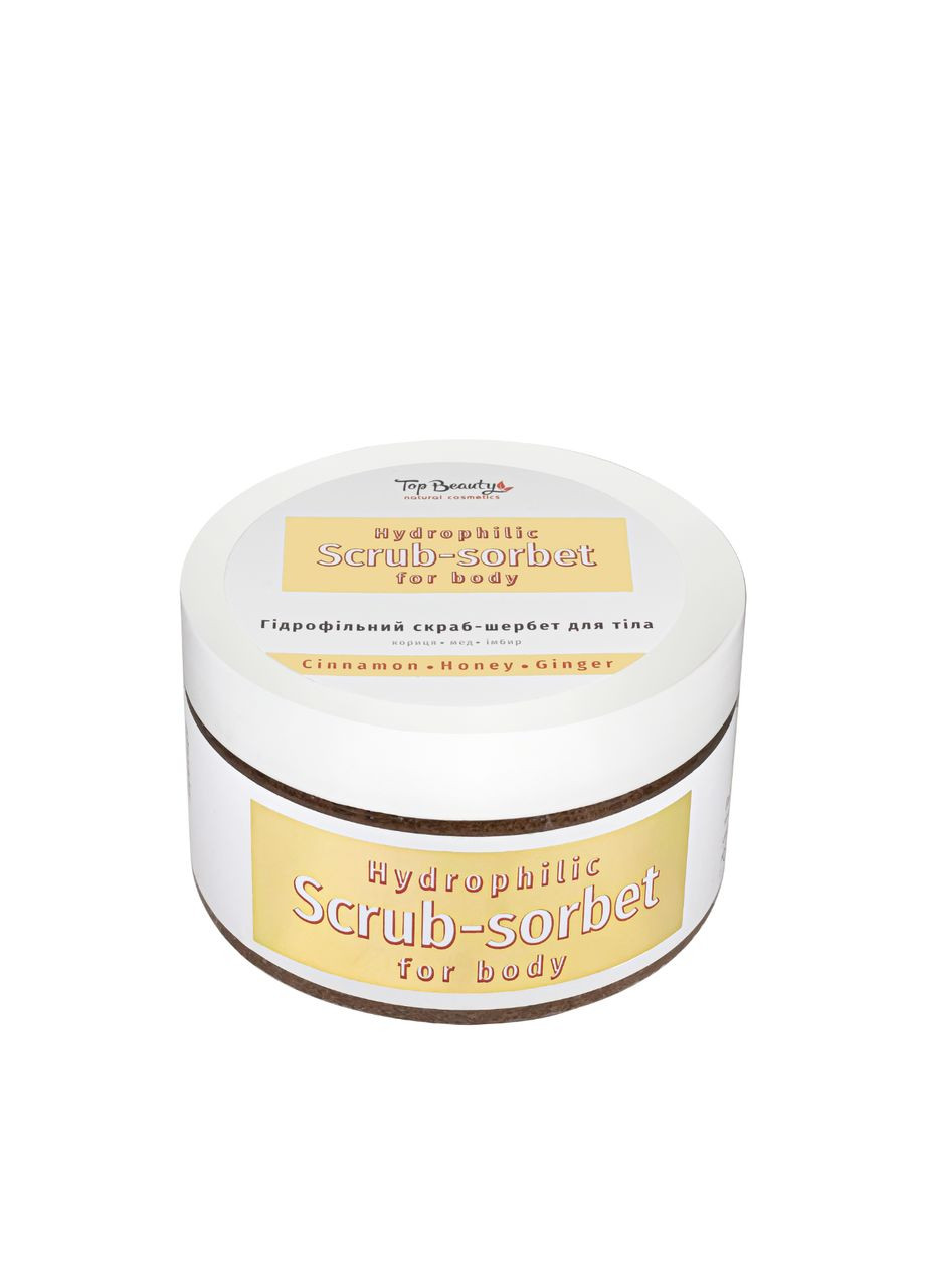Скраб-щербет для тела Корица-Мед-Имбирь гидрофильный 250 мл Top Beauty (320325210)