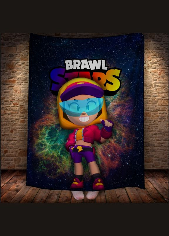 Плед з 3D принтом на тему Brawl Stars Герої Бравл Старс Перша Креативна мануфактура PERFECTUS Плед (301869463)