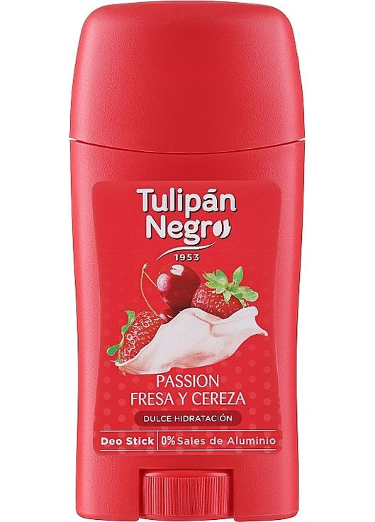 Дезодорант-стік "Полуниця та вишня" Deo Stick 60ml (1104316-31157143) Tulipan Negro (368644830)