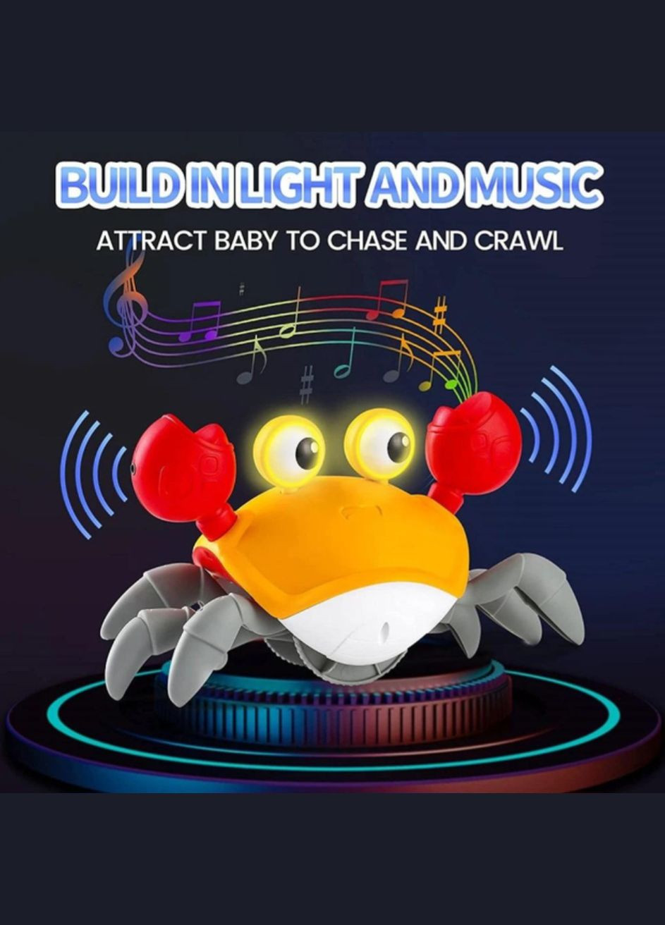 Дитяча інтерактивна іграшка Краб, що танцює No Brand (341304526)