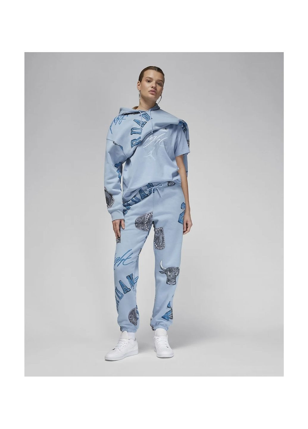 Штани жіночі Brooklyn Fleece Light Blue Air Jordan (364836880)