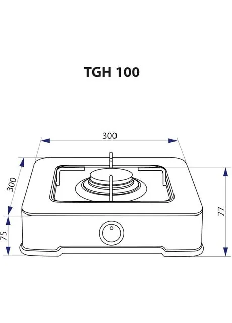 Настольная плита TGH 100 WH MINOLA (339086803)