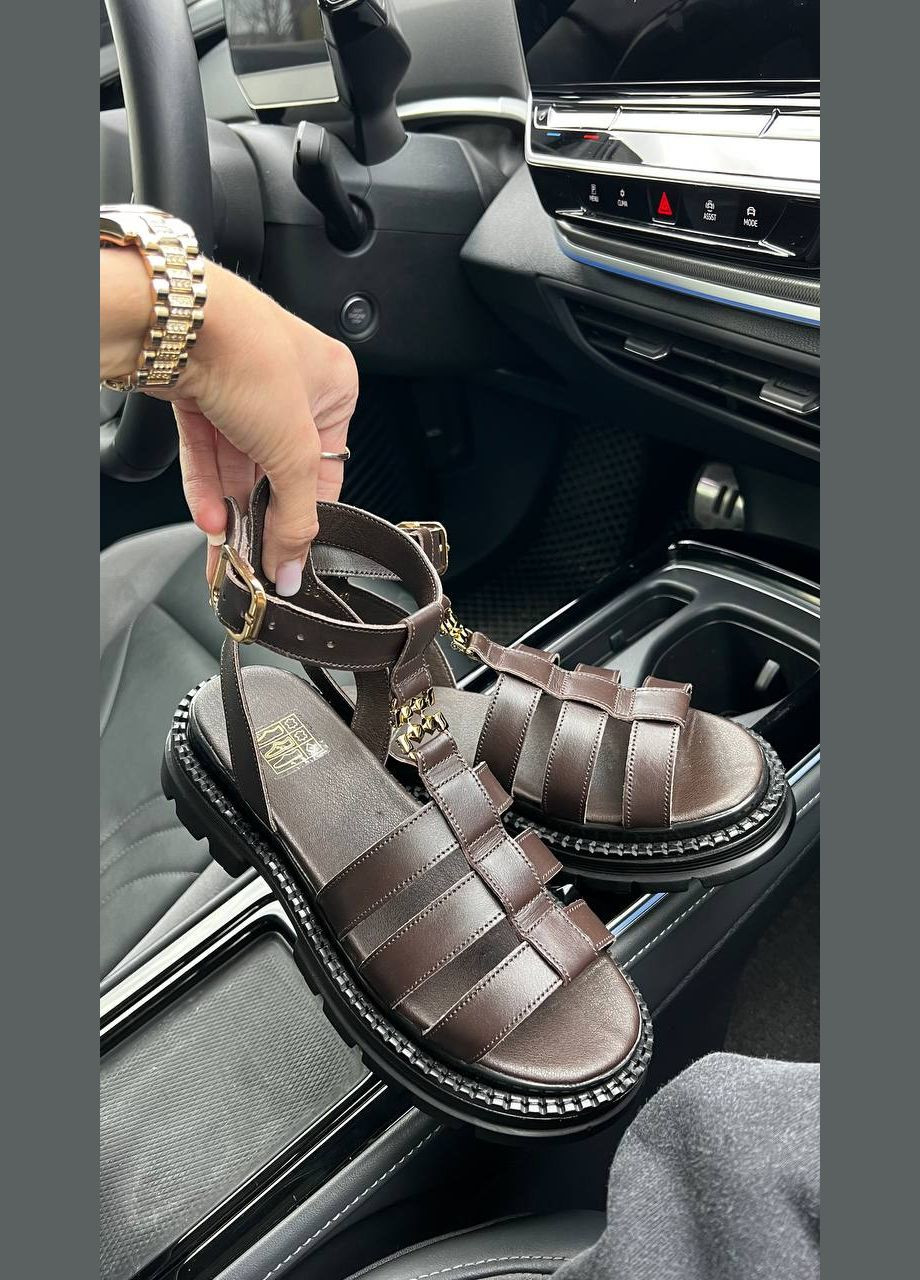 Коричневые боссоножки Vakko