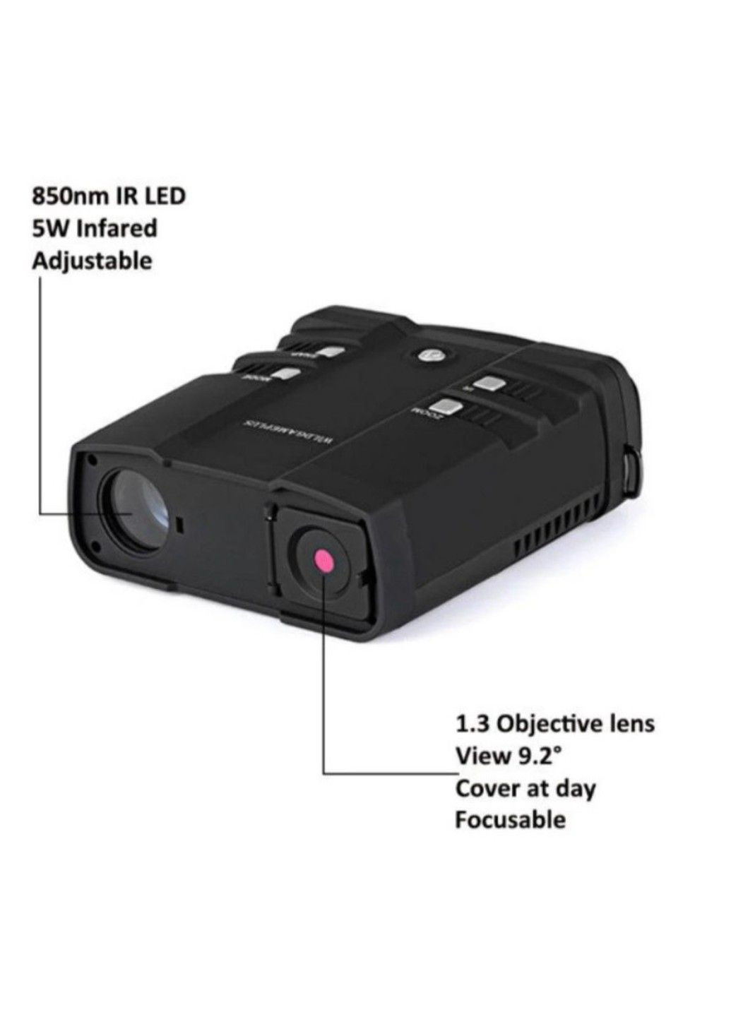 Прибор ночного видения Widgameplus WG500B 1080P HD 10.8X31 Цифровой бинокль IR (331639694)