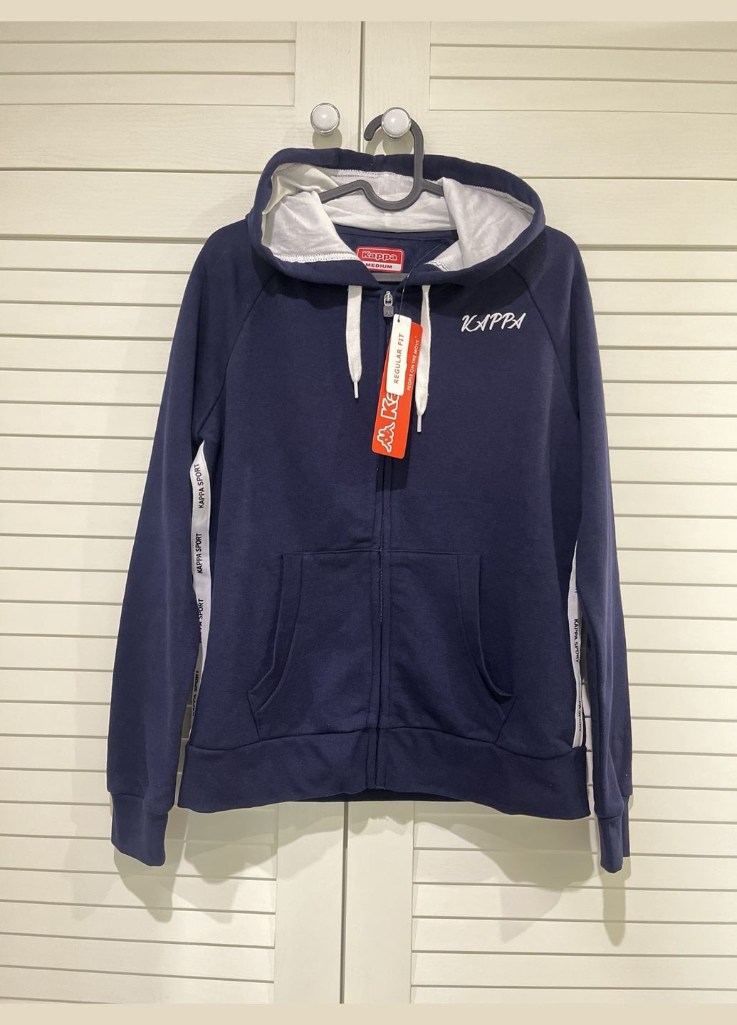 Женская толстовка 321612w Темно синий Kappa (311281693)