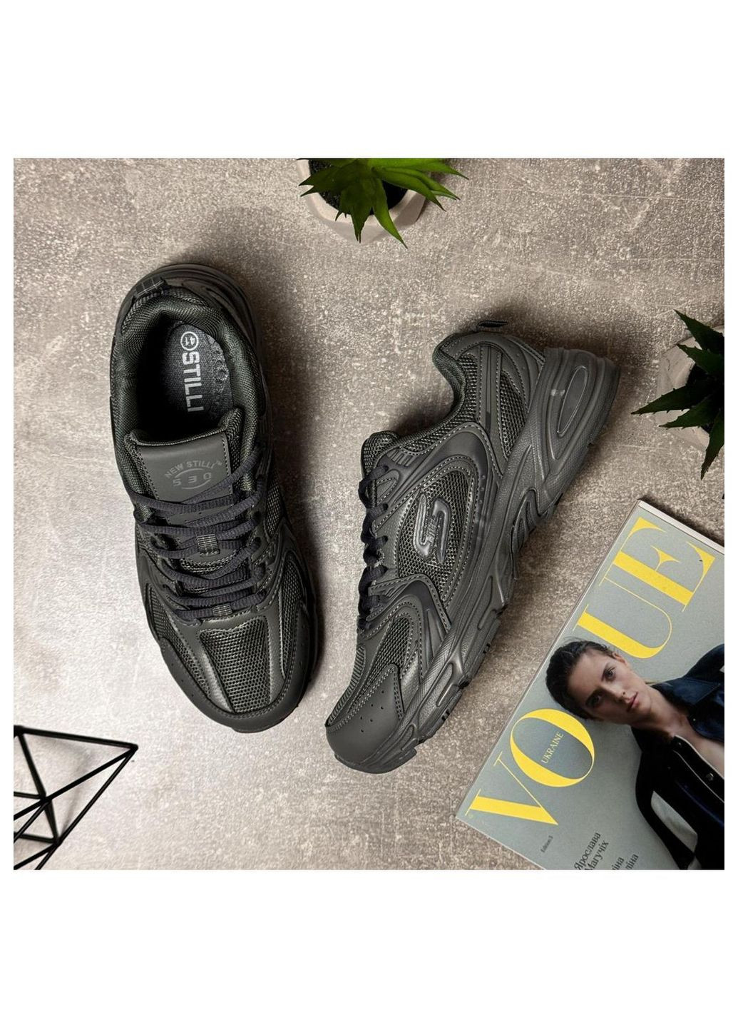 Чорні Осінні кросівки чоловічі Stilli