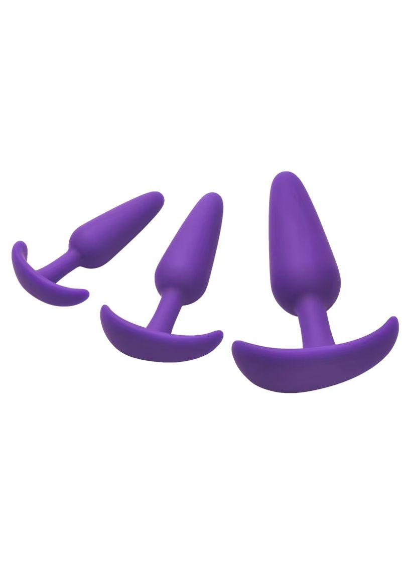 Силіконова анальна пробка Long Deluxe Series M розмір No Brand (314808158)