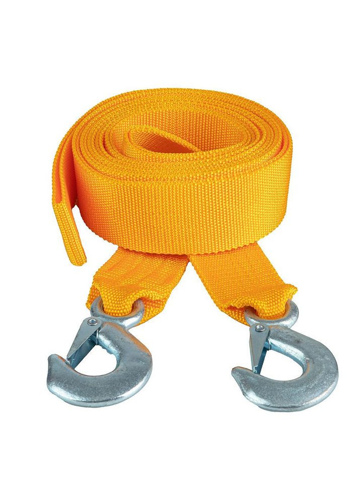 Трос буксирувальний ТР-250-4-1 4т стрічка 48мм х 5м помаранчевий/гак Vitol (361339455)