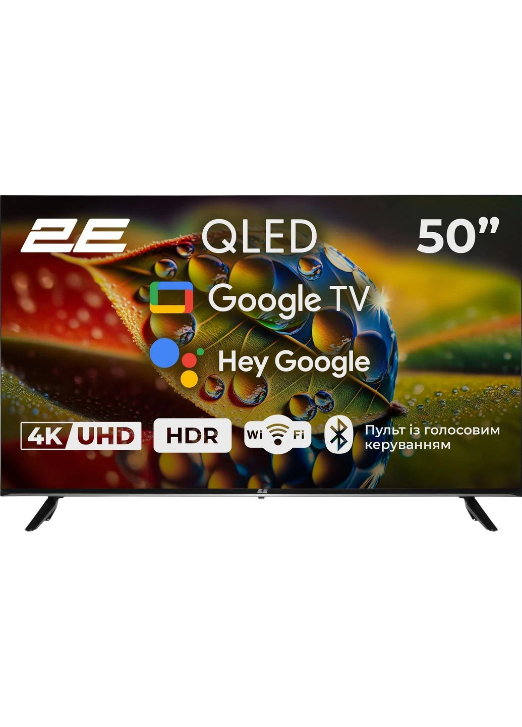 Телевізор A77Q 50" QLED 4K (-50A77Q) [149340] 2E (400938802)