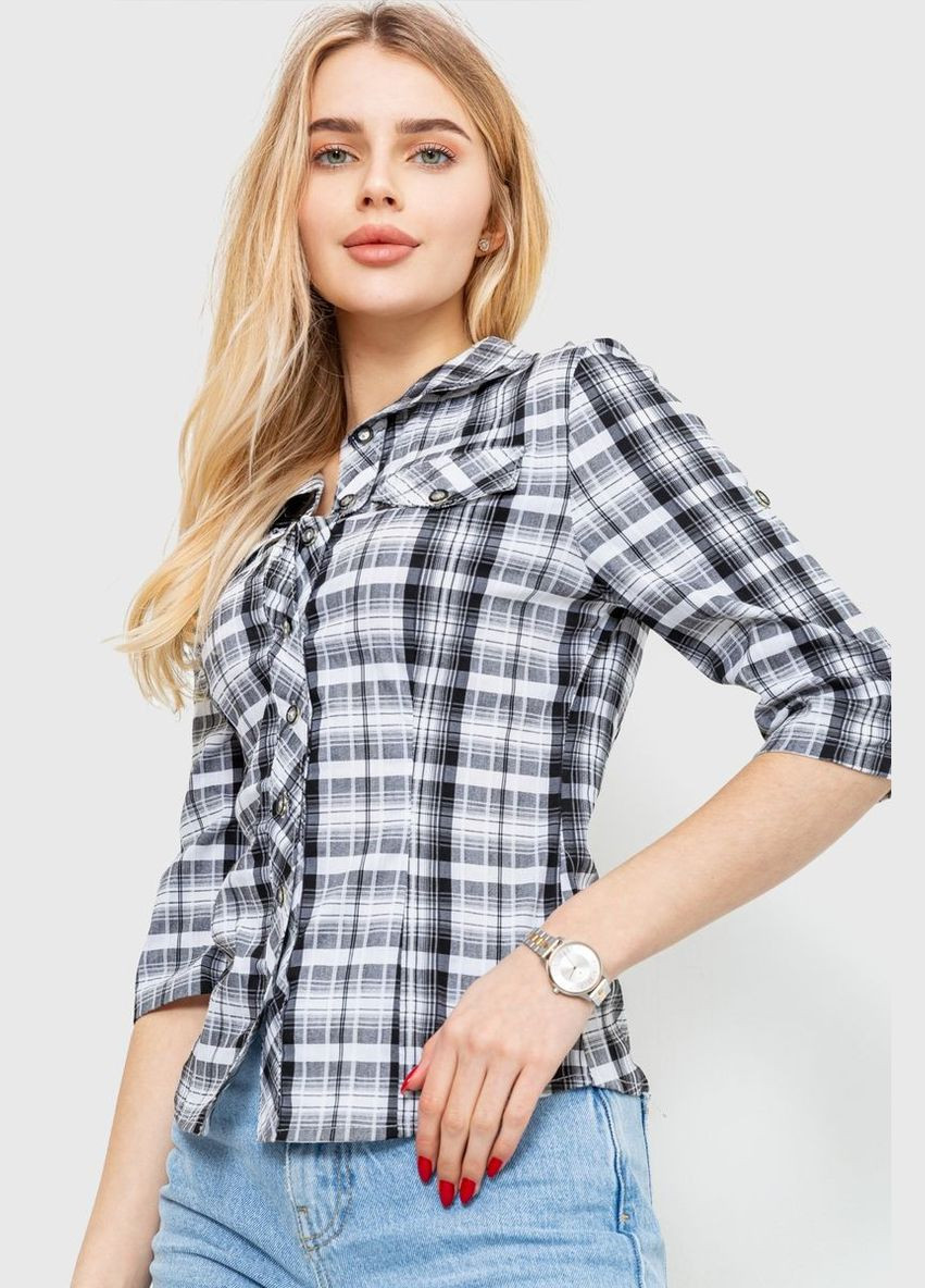 Сорочка жіноча в клітку,, 230R063 Ager (365077396)