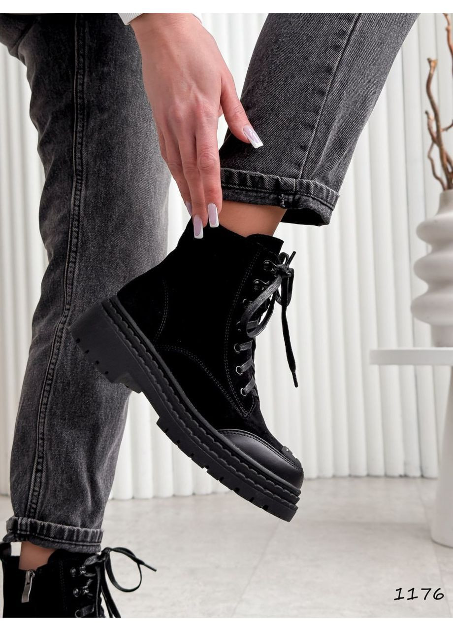 Осенние черные ботинки No Brand