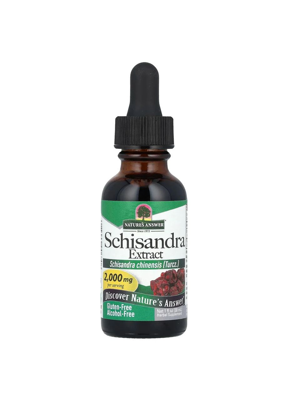 Лимонник, без спирта,, 2000 мг, 30 мл Nature's Answer (361116906)