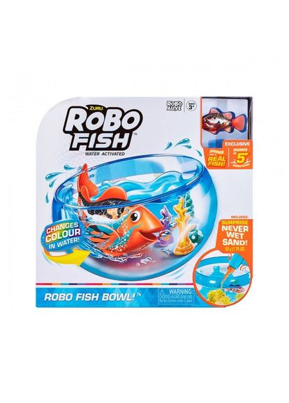 Интерактивный игровой набор Robo Alive Роборыбка в аквариуме Pets & Robo Alive (290111055)