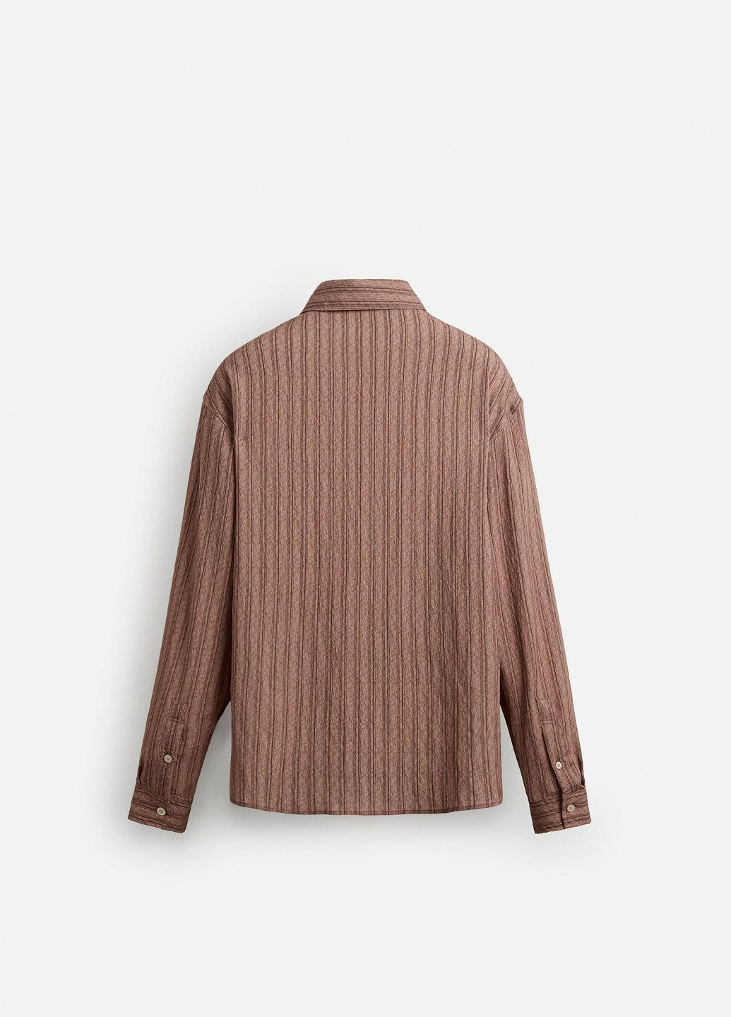 Темно-розовая рубашка в полоску Zara