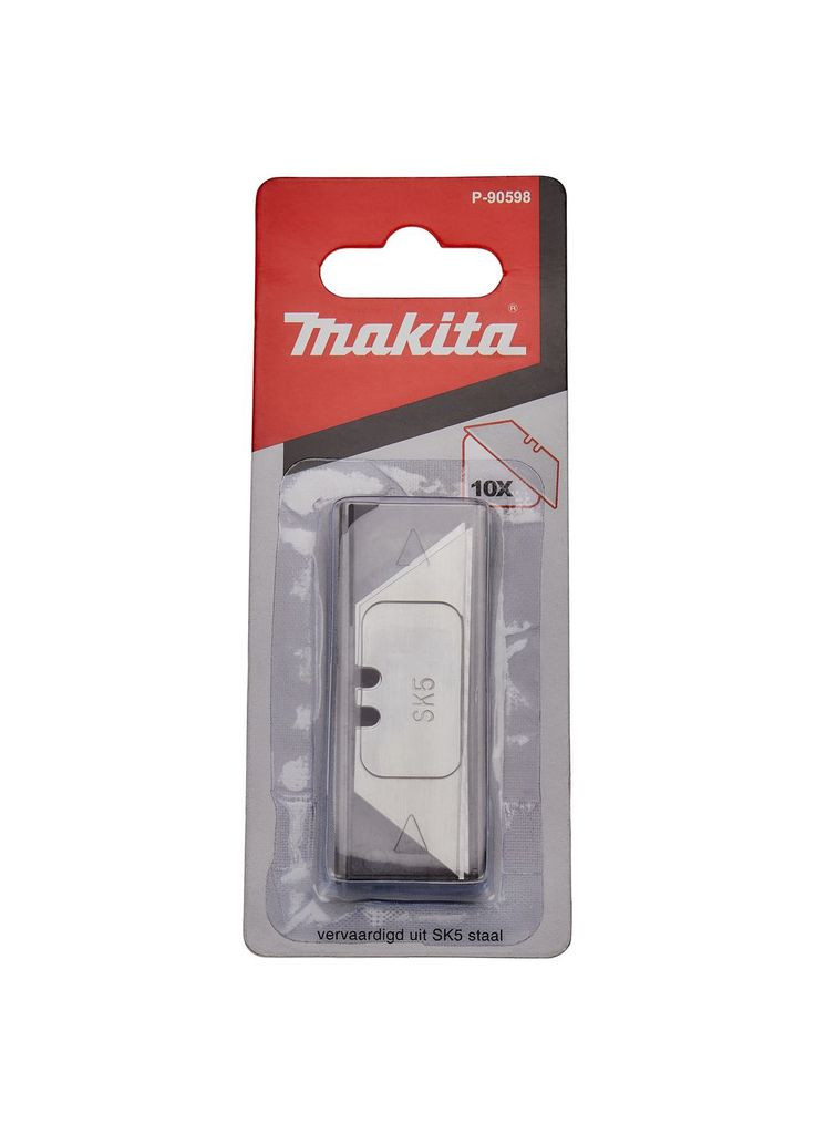 Лезвие P90598 (10 шт) трапециевидные для монтажного ножа (30994) Makita (292566503)