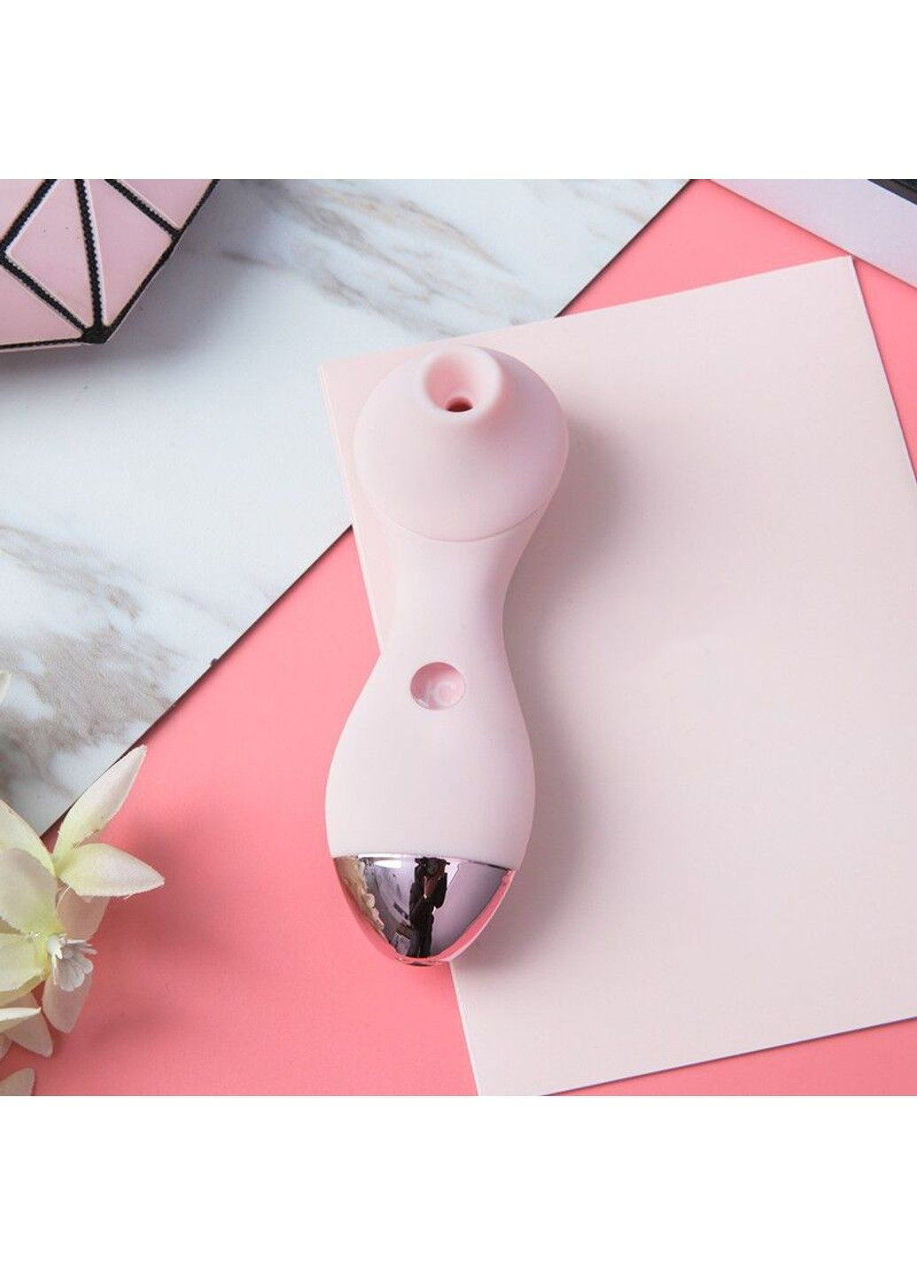 Вакуумний стимулятор Polly Pink кліторальний вібратор KisToy (298349496)