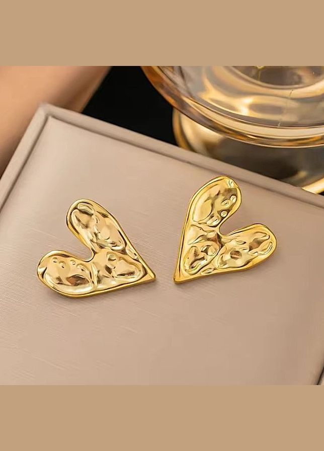 Сережки жіночі Серця No Brand (335381314)