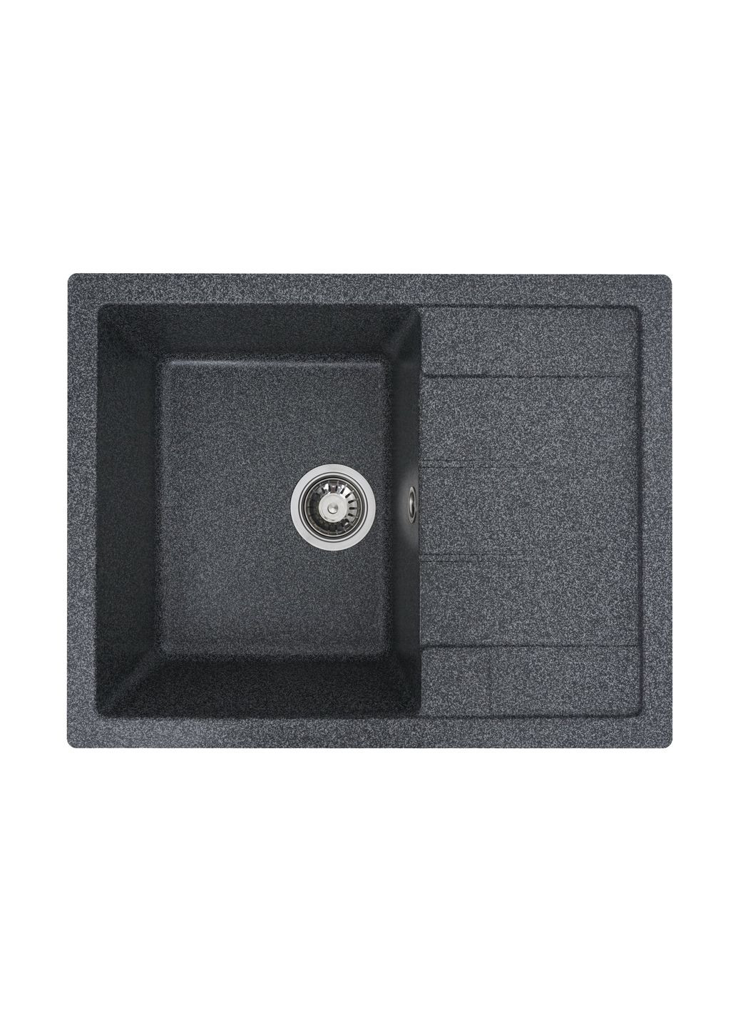 Гранітна мийка для кухні INTENSO 6550 матова Графіт Valeso (357494602)