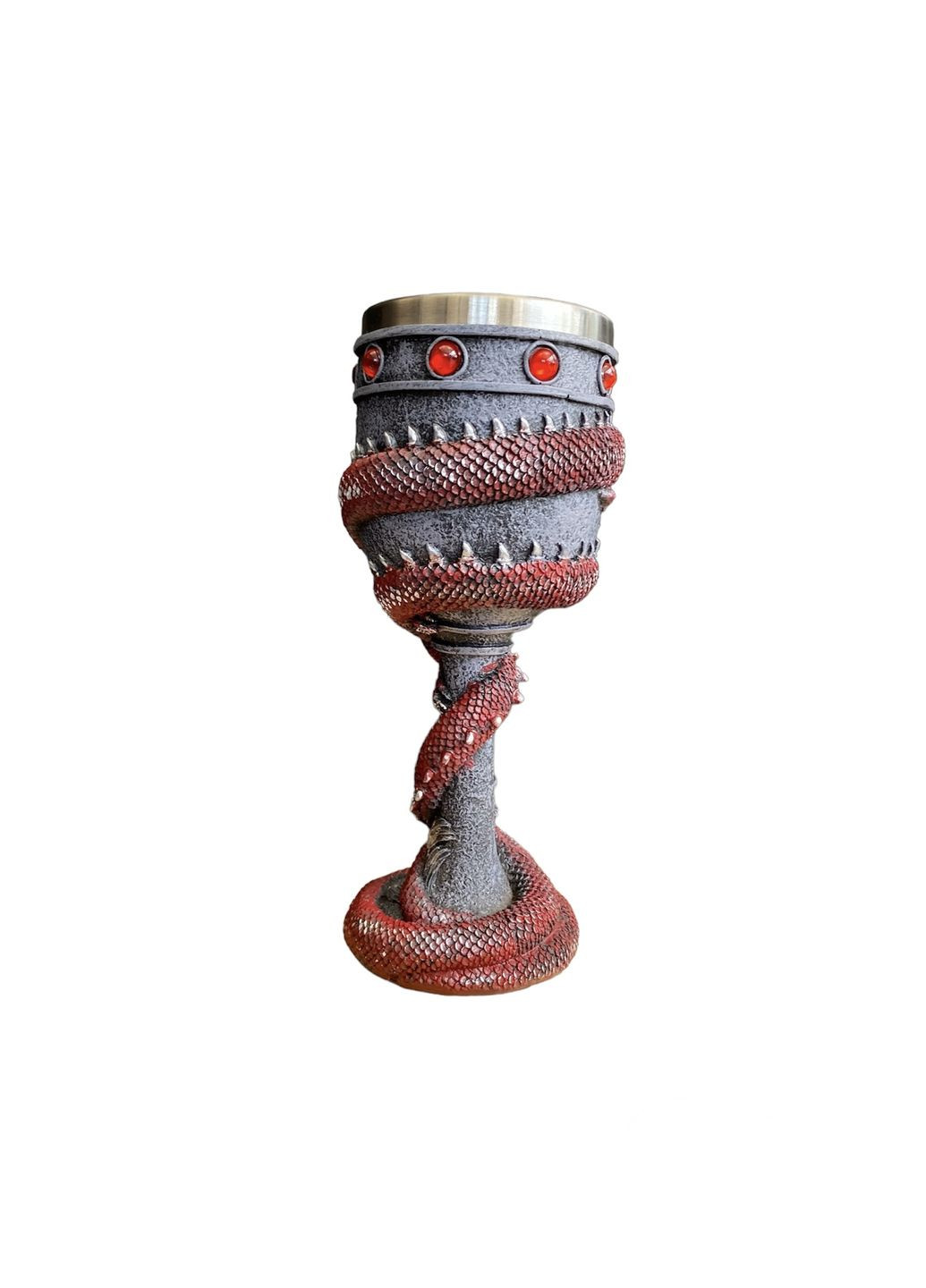 Бокал для вина 3D Танкард Дракон Красный Home (294613670)