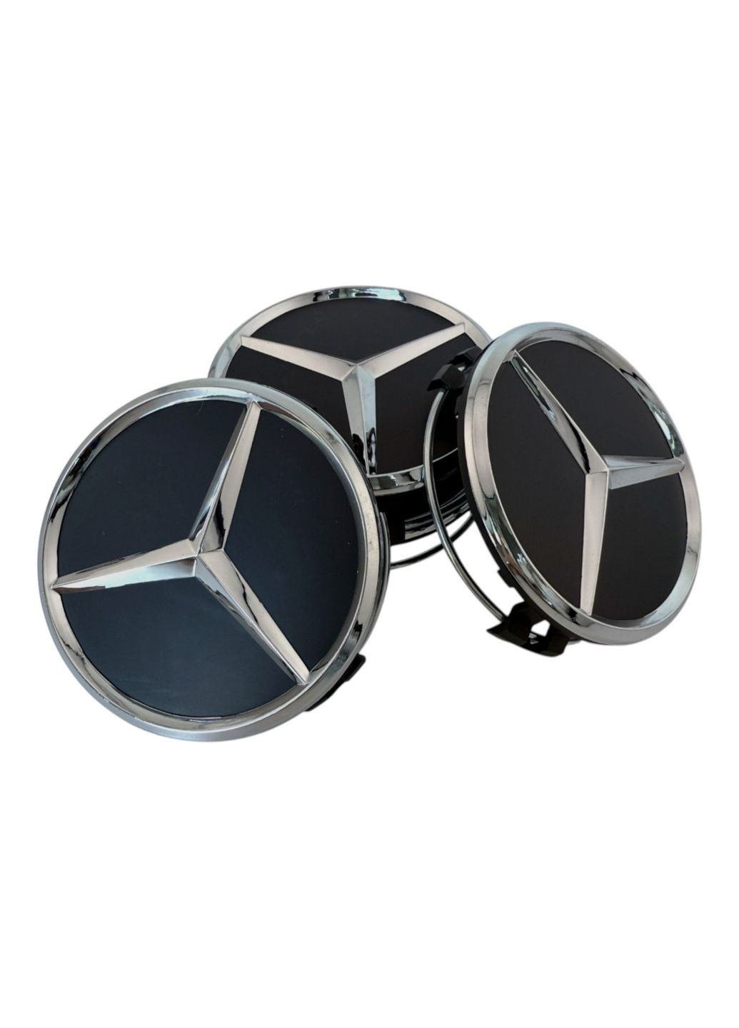 Ковпачки в диски Мерседес заглушка для дисків Mercedes 75/68 мм. мат (4 шт.) Mercedes-Benz (354698364)