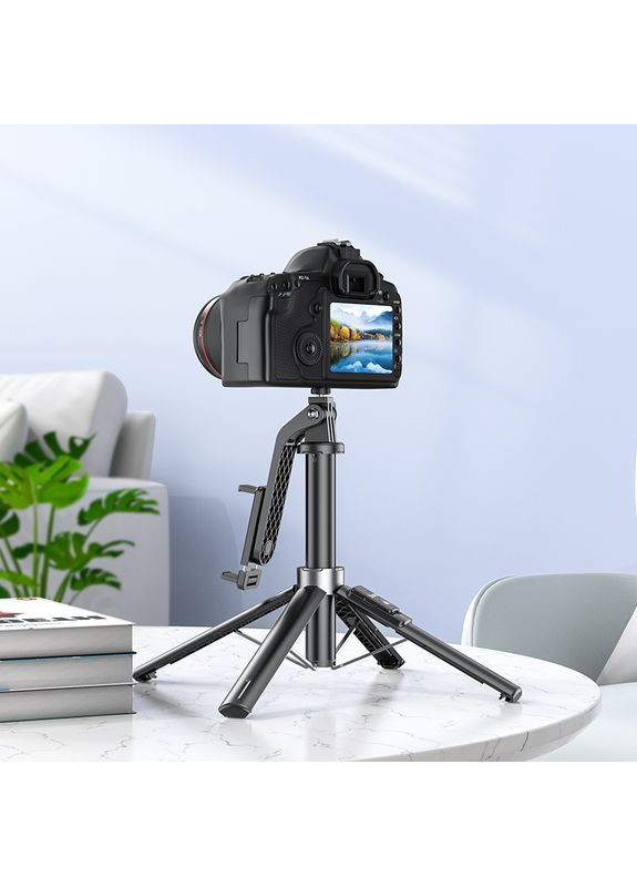 Селфі-монопод Stream aluminum alloy live broadcast holder Black (6942007609975) Hoco K21 (357471997)