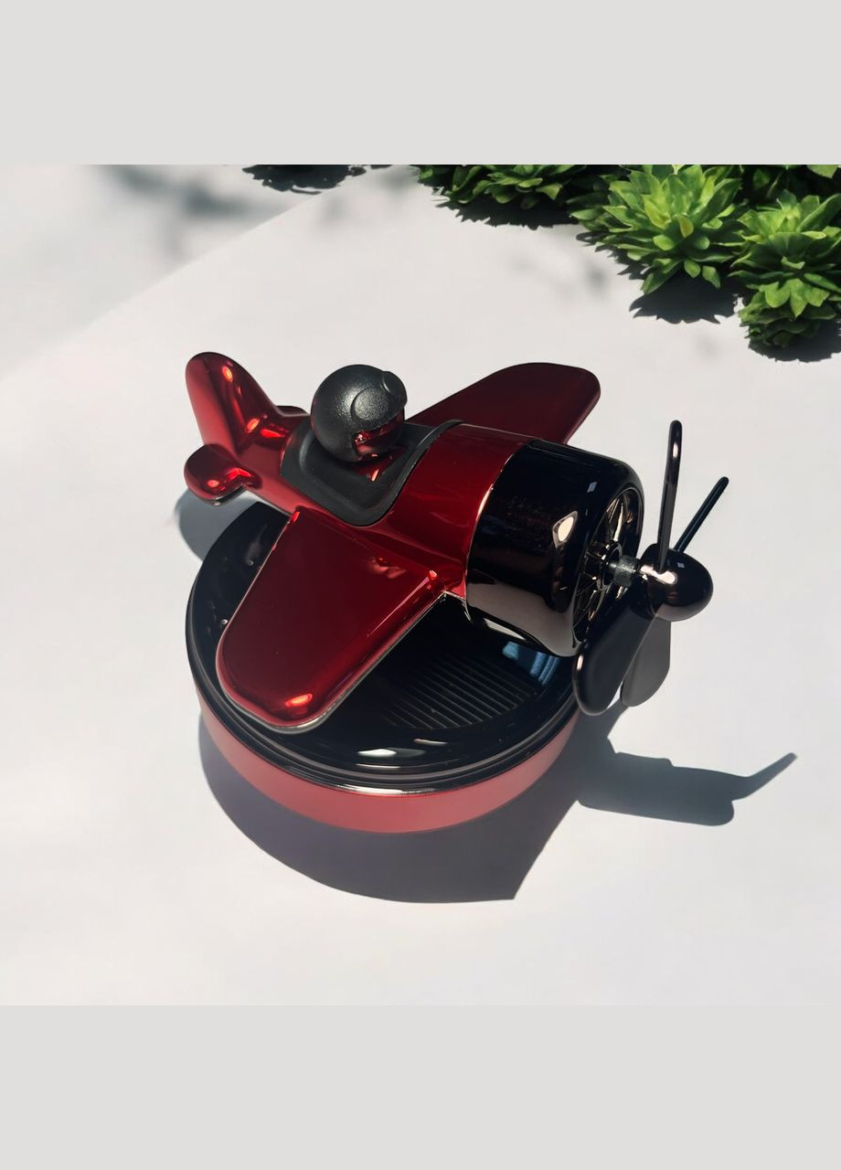 Ароматизатор салону автомобіля Y-5 Airplane на сонячній батареї, Red VHG (360771957)