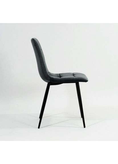 Стілець MILA MATT VELVET 99 чорний каркас / чорний MILAMVCC Signal (372178269)